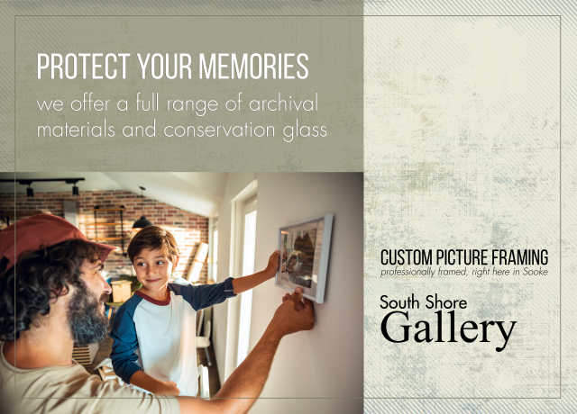 Protect your memories with custom picture framing at South Shore Gallery